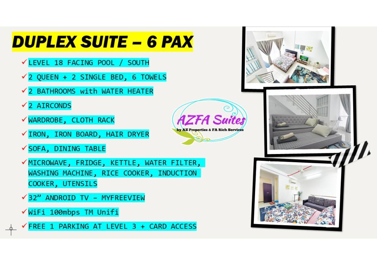 Azfa Duplex Suite At De Centrum Putrajaya Bangi Free Wifi Kajang Esterno foto